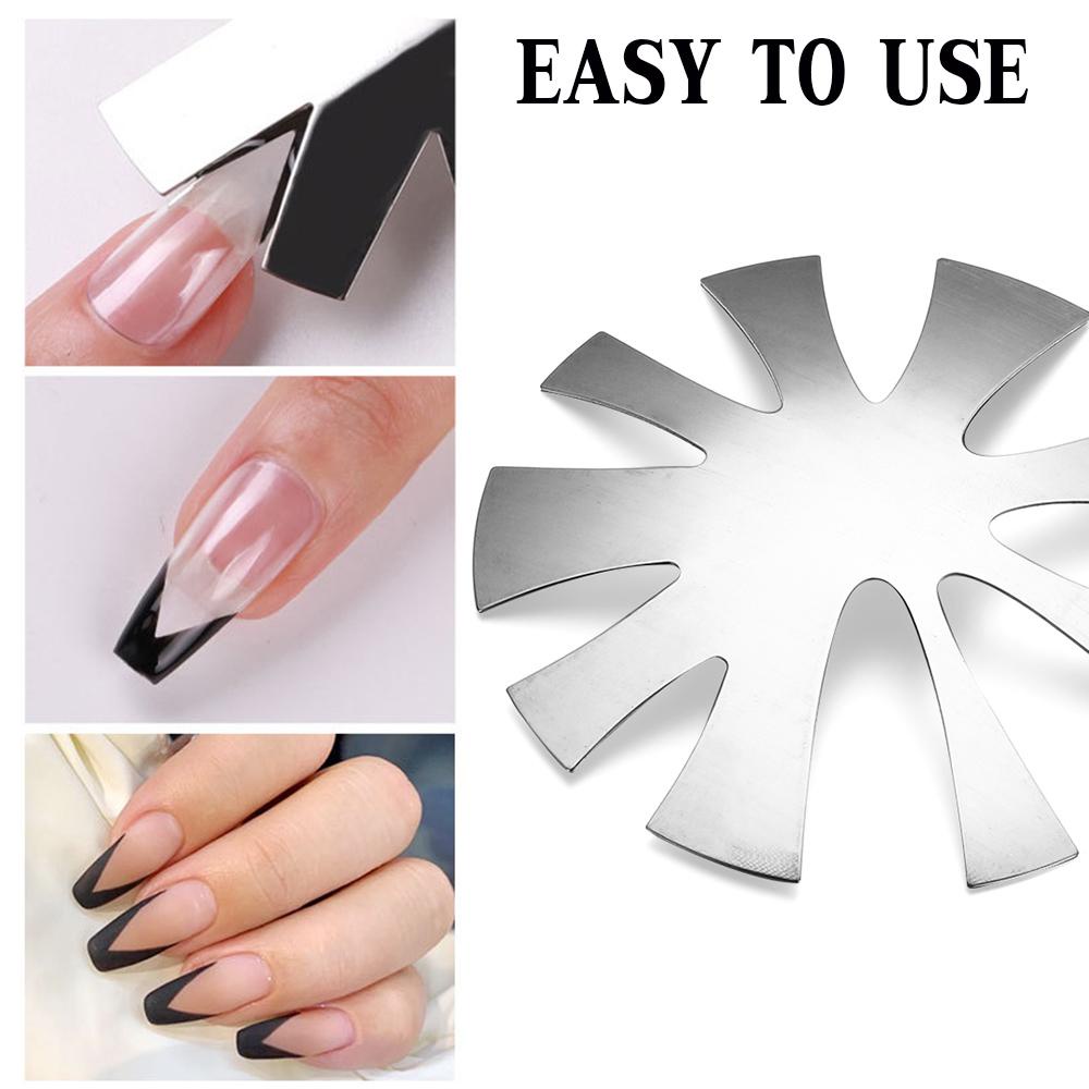 Heceh Bộ Dụng Cụ Cắt Móng Tay Acrylic Hình Chữ V Đường V Dòng Chữ V Màu Hồng Trắng Kiểu Pháp Dễ Dàng Bán Chạy|Vòng Đeo Tay Nhiều Màu Sắc Dễ Thương Xinh Xắn