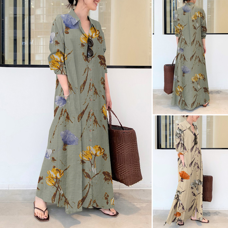 Đầm maxi ZANZEA thời trang dành cho nữ