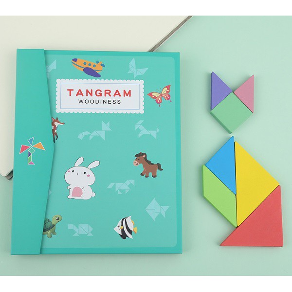 Ghép Hình Tangram Trò Chơi Đầy Màu Sắc Bảng Chơi Ghép Hình Trẻ Em Trẻ Em