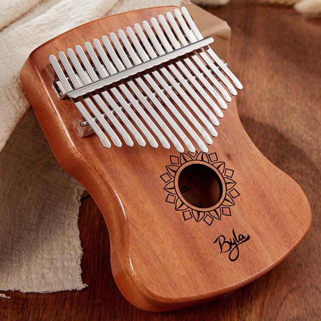 Đàn kalimba 17 phím gỗ nguyên khối Mahagony GECKO000052