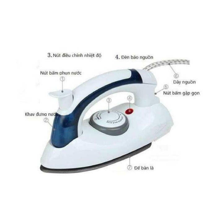 Bàn là hơi nước mini du lịch travel iron