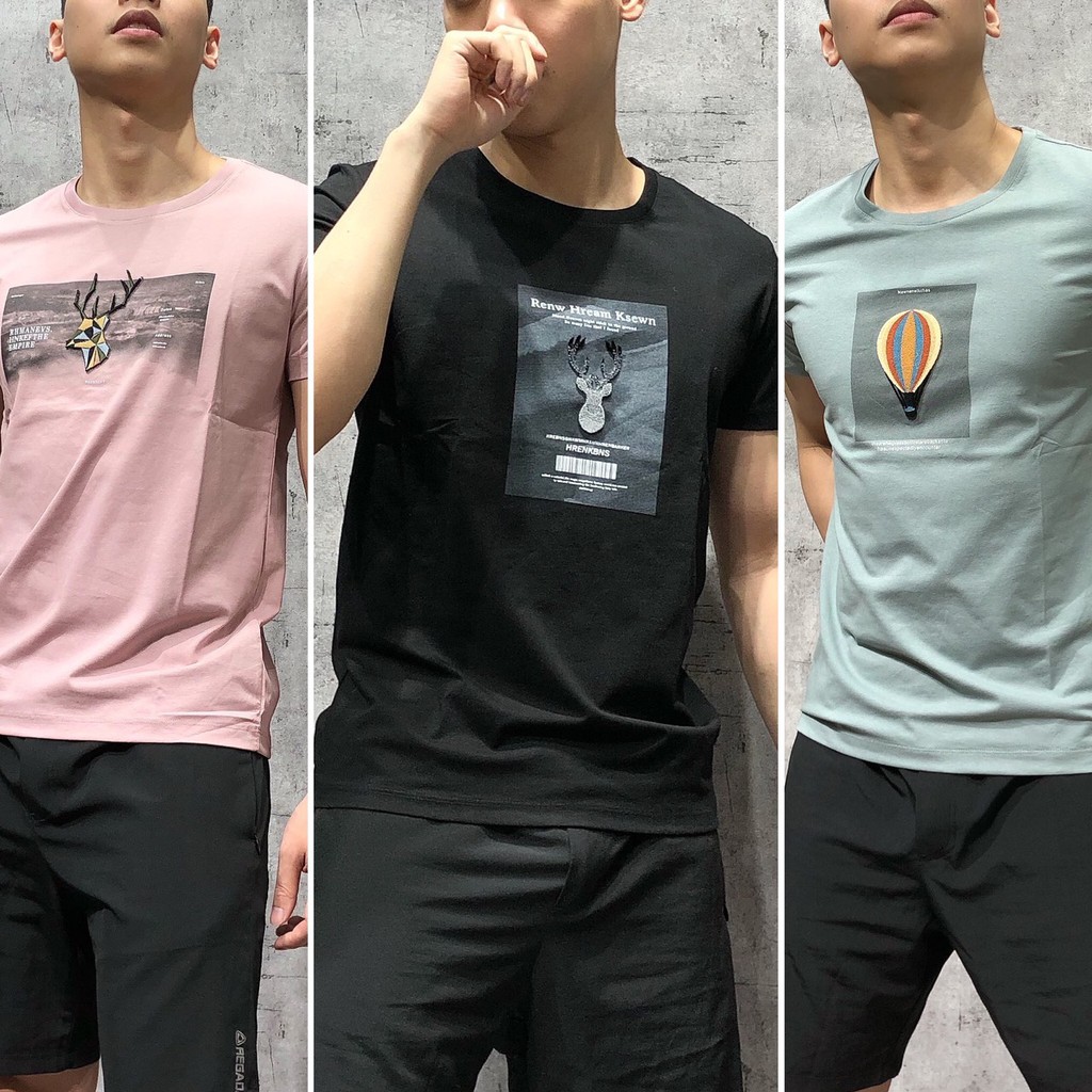 Áo thun áo phông thời trang cổ tròn ngắn tay nam cao cấp APNH 03 - 8322