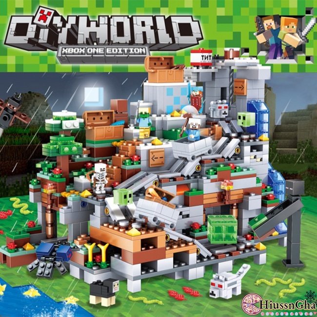 Bộ Đồ Chơi Lắp Ráp Mô Hình Lego Minecraft Độc Đáo Thú Vị Cho Bé Trai