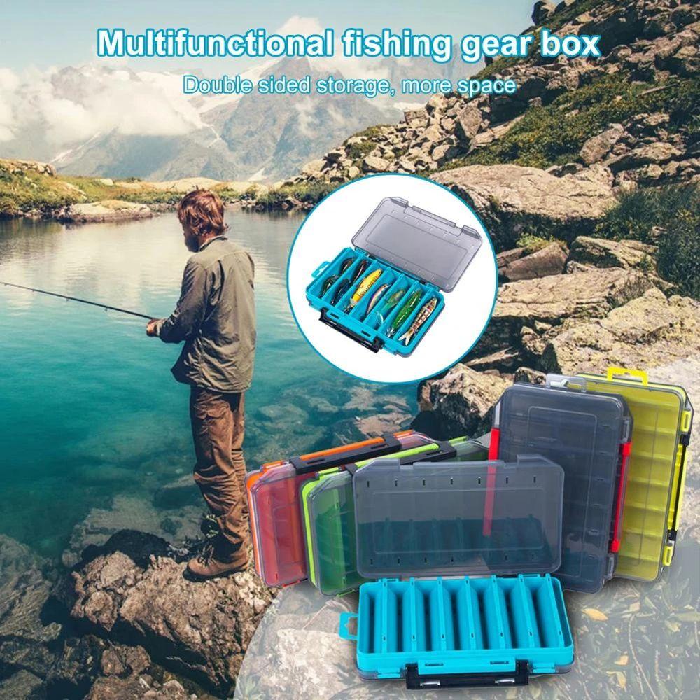 Hộp Đựng Móc Câu Cá 14 Ngăn Bằng Nhựa Chống Nước Đa Năng VANES1