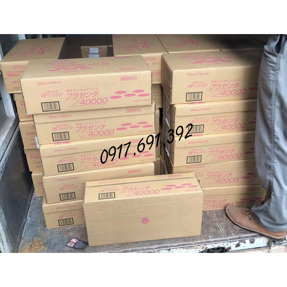Nước uống nhau thai Collagen Placenta 40000 hộp 10 chai | BigBuy360 - bigbuy360.vn