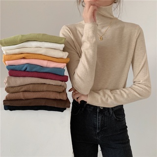 Áo Len Nữ  Ôm Cổ Lọ Mịn 801