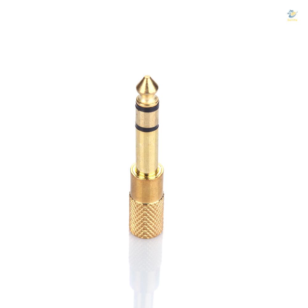 Đầu Cắm Chuyển Đổi Âm Thanh Jack Cắm 6.5mm Male 3.5mm Female Cho Đàn Guitar Điện