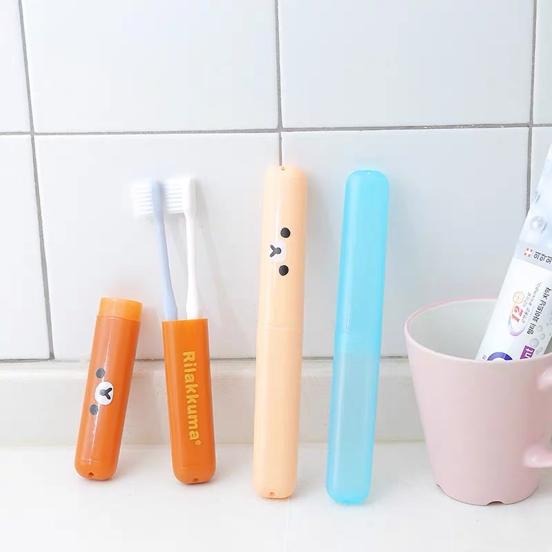 Hộp đựng bàn chải đánh răng du lịch tiện lợi hình gấu dễ thương