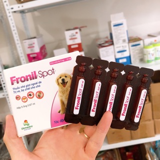Fronil Spot nhỏ gáy trị ve rận cho chó mèo cực hiệu quả và an toàn