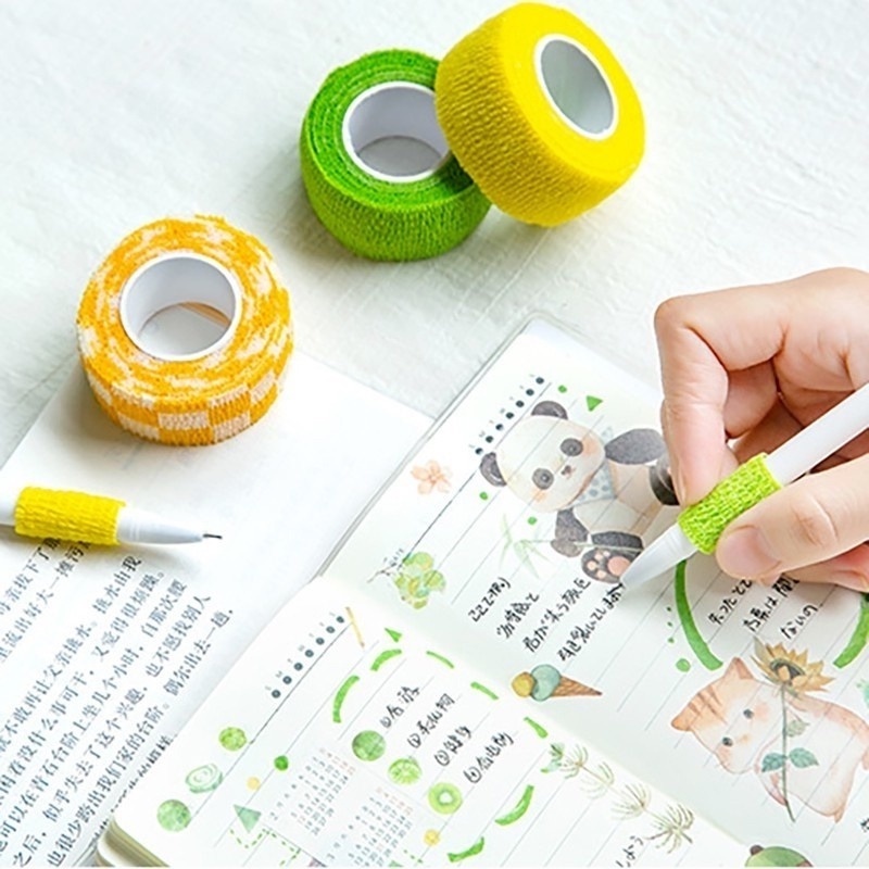 1 Cuộn Băng Dán Ngón Tay Thể Thao Bằng Vải Không Dệt Co Giãn Thoáng Khí Chống Nước Đa Năng 2.5cm*4.5m