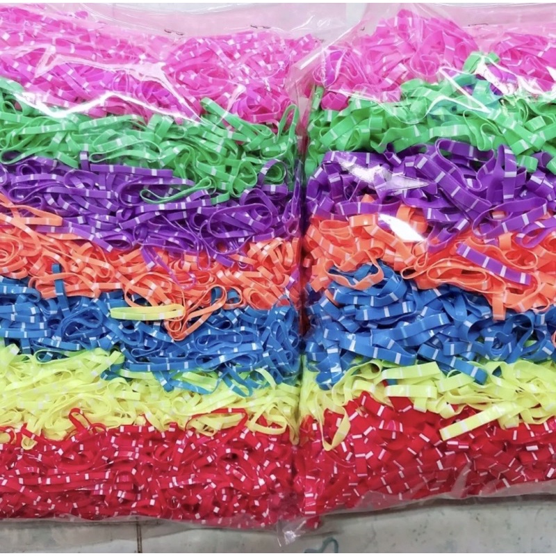 Sỉ : Túi 500g Thun tóc Cho Bé Nhiều màu Tuỳ Chọn