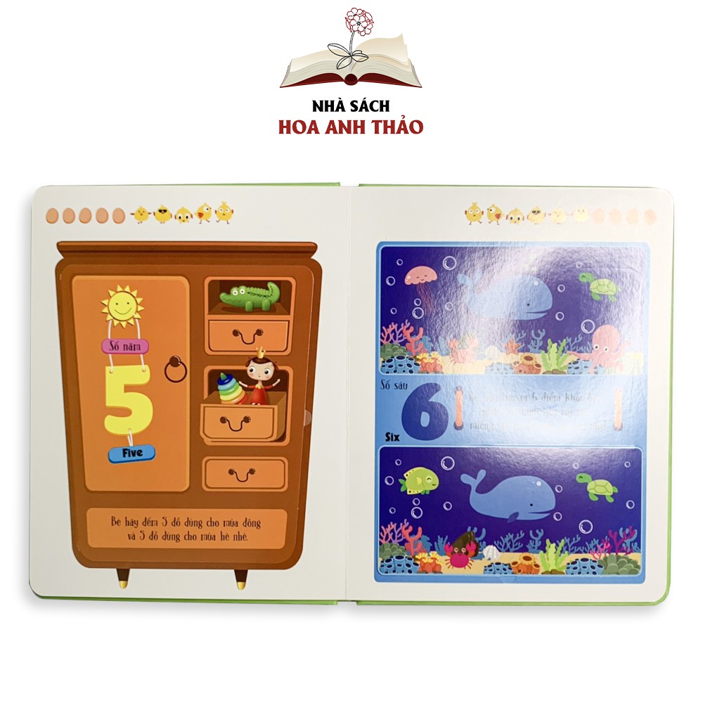 Sách Lift The Flap Lật mở khám phá song ngữ Việt Anh cho bé 06 tuổi (nhiều chủ đề)