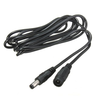 DÂY NỐI DÀI DC JACK 5.5X2.1MM 2 ĐẦU ĐỰC CÁI DÀI 5 MÉT