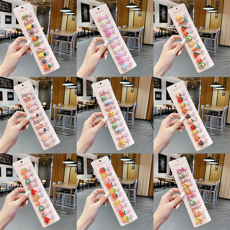 Kẹp tóc công chúa xinh xắn cho bé gái tùy chọn kiểu dáng