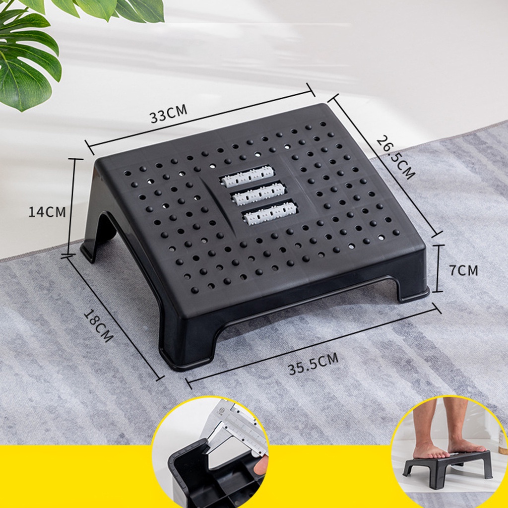 Combo 2 Ghế Kê Chân Văn Phòng Gác Chân Công Thái Học Bản Cao Cấp Bản Tiêu Chuẩn OFFICE TODAY