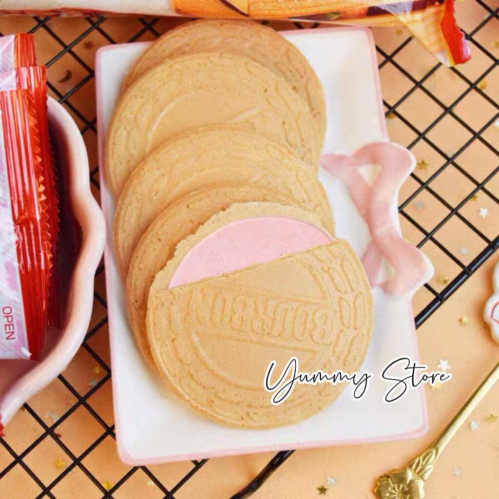 Bánh Quy Vị Kem Dâu Bourbon