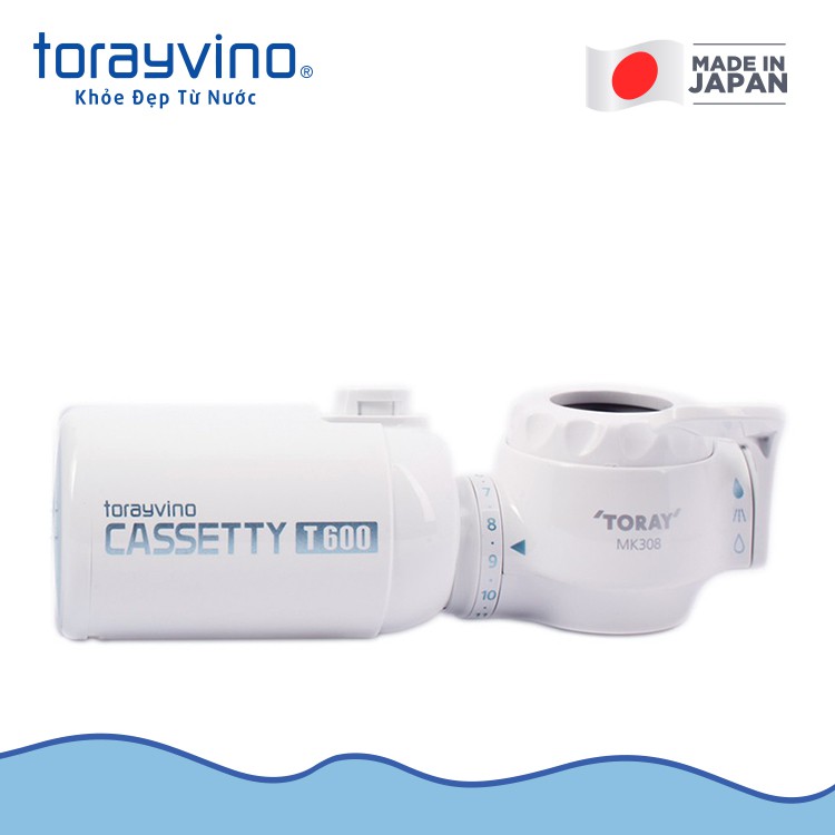 Torayvino - Máy lọc nước Torayvino Nhật Bản MK308T lọc 600 lít - BH 12 tháng chính hãng (đã kèm 1 lõi lọc) [Torayvino]