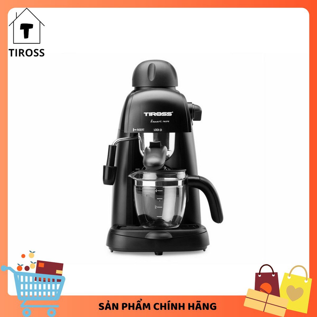 [Mã 44ELSALE2 giảm 7% đơn 300K] [Tiross123] Máy Pha Cà Phê Tiross TS620, sản phẩm chính hãng, bảo hành 12 tháng