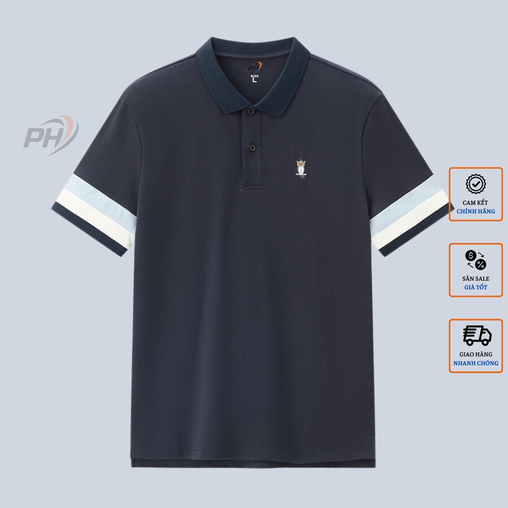 (Xả kho) Áo Polo Nam Basic PH204 chất CVC cá sấu dày dặn mặc thoáng mát , -PHSHOP204