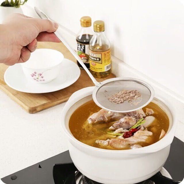 MVP3180 Muôi lọc dầu tách mỡ bằng inox 304 không gỉ, muôi hớt bọt, dầu thừa, váng mỡ
