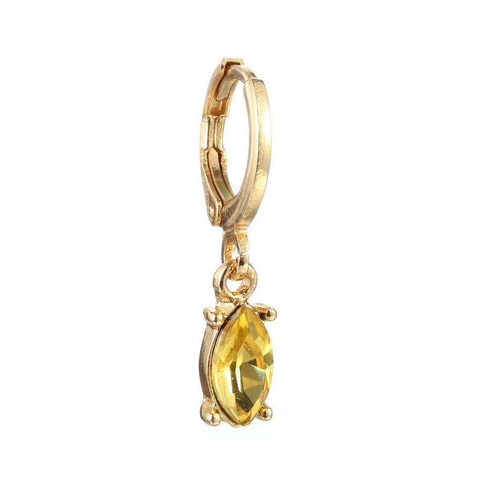 Bộ 6 Khuyên Tai Lủng Lẳng Dự Tiệc|Màu Sắc Thời Trang Citrine Amethyst