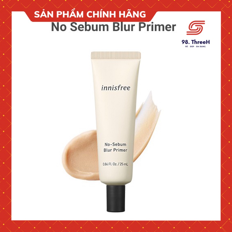 Kem lót kiềm dầu làm mịn innisfree No Sebum Blur Primer 25ml -98.ThreeH Cosmetic | BigBuy360 - bigbuy360.vn