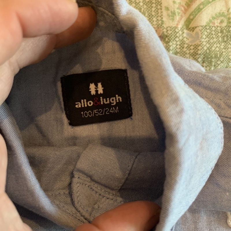 Áo sơ mi áo kiểu Allo Lugh Moababy Cheek HappyLand Elle  bé trai bé gái hàng si Hàn tuyển chọn độ mới cao
