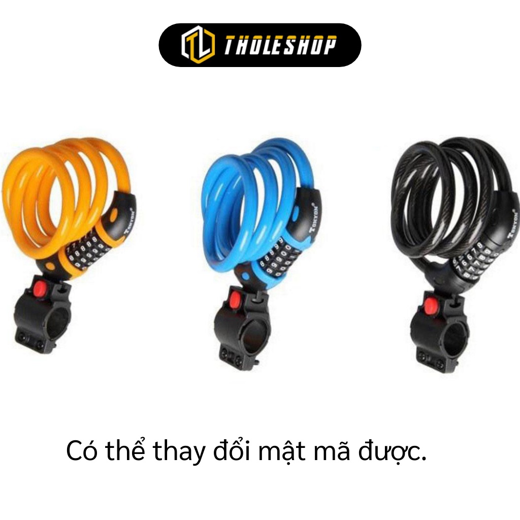Khóa Xe - Ổ Khóa Dây Xe Đạp, Xe Máy 5 Số Cao Cấp Chống Trộm 3406