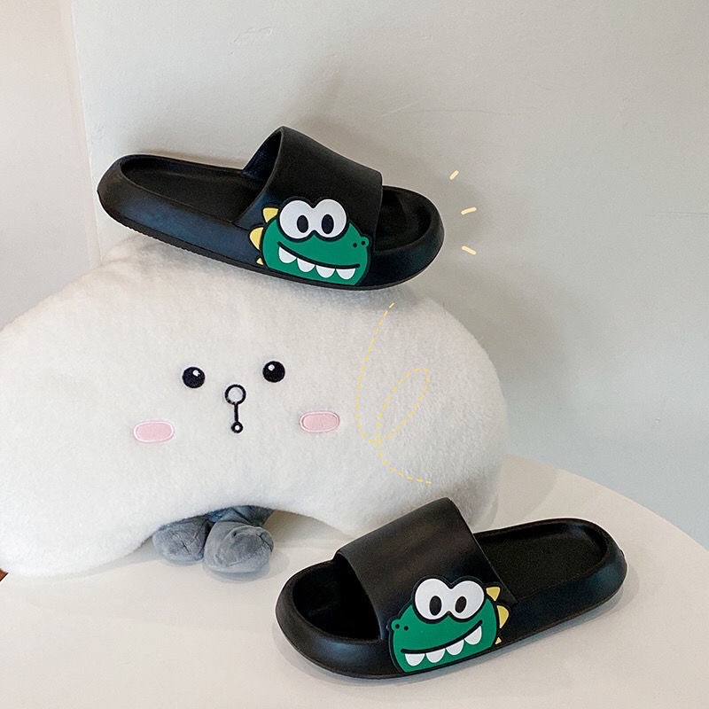 Dép đúc nam nữ khủng long xanh Hàn Quốc