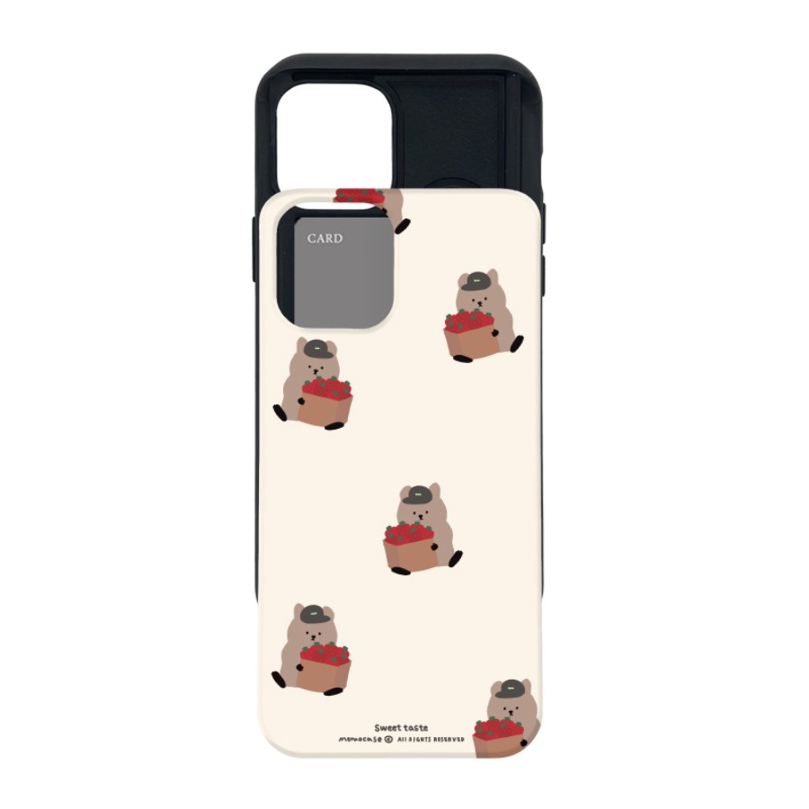 Korea Cute Phone Case with Griptoks Galaxy S22  Momocase Compatible for iPhone All Models Samsung