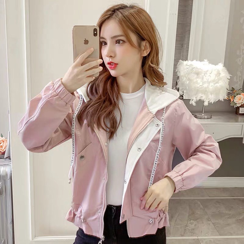 [HCM]áo khoác kaki nữ 2 lớp thiết kế siêu phá cách hàn hot cực hot