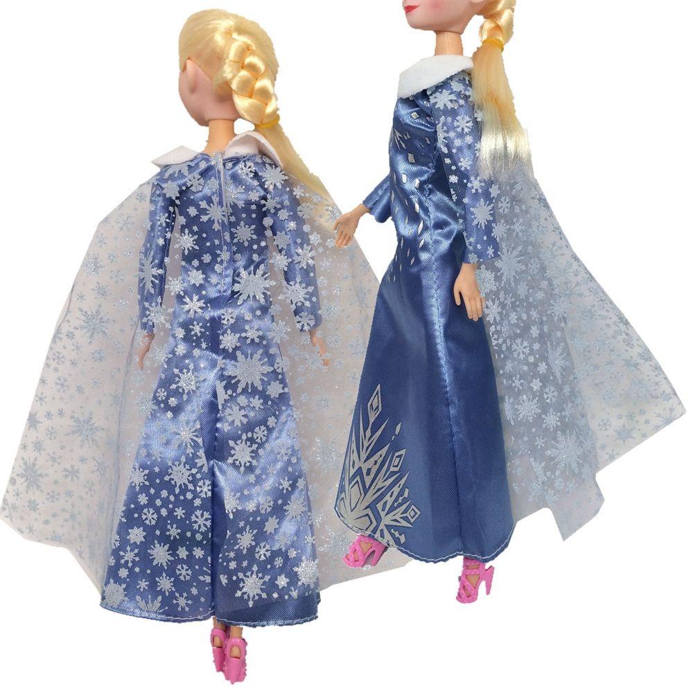 Đầm Búp Bê 30cm Màu Cầu Vồng