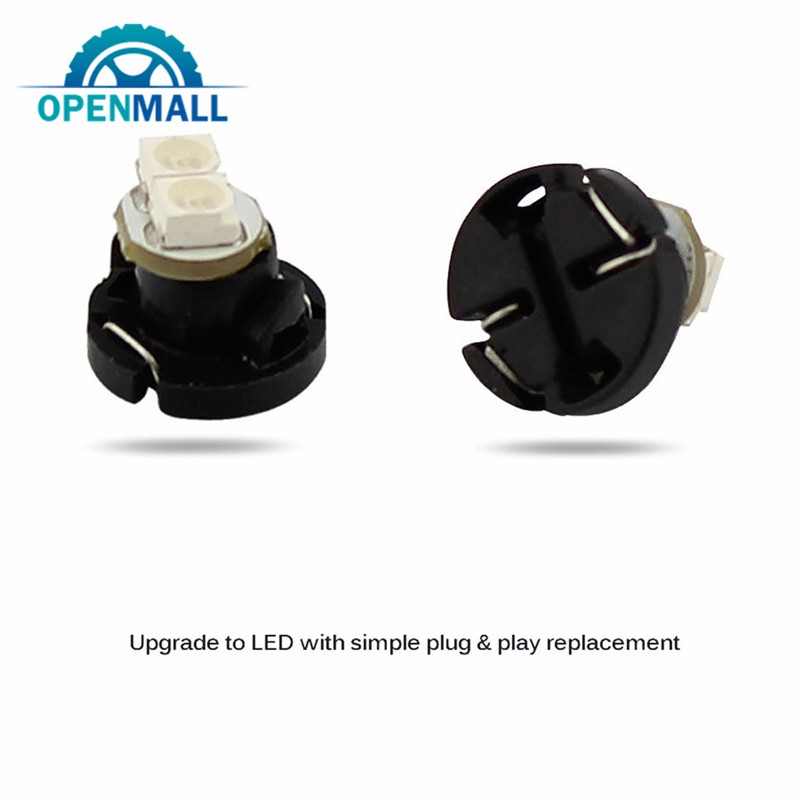 Bộ 10 đèn led ô tô t4 2smd bảng bảng đồng hồ hồ xe hơi