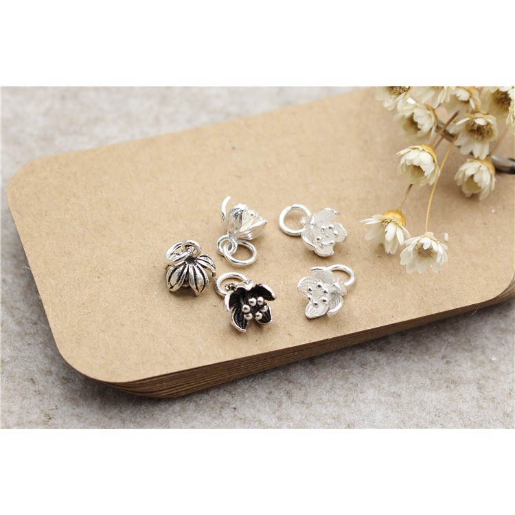 Charm móc treo nhụy hoa sen - Charm Bạc 925 - Mã CB375 CA253
