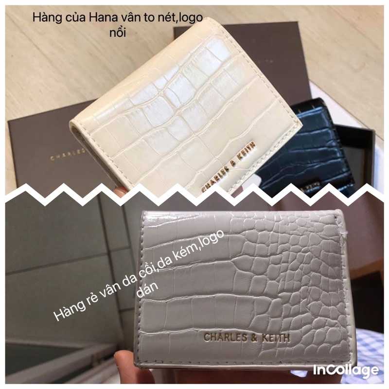 Ví gập Cccc bản at full box kèm ảnh thật_ HANA BAG