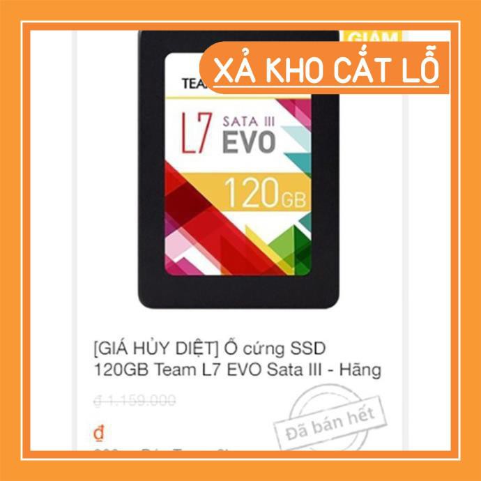 Ổ cứng SSD Team Group L7 120GB EVO Sata III - Hãng phân phối chính thức