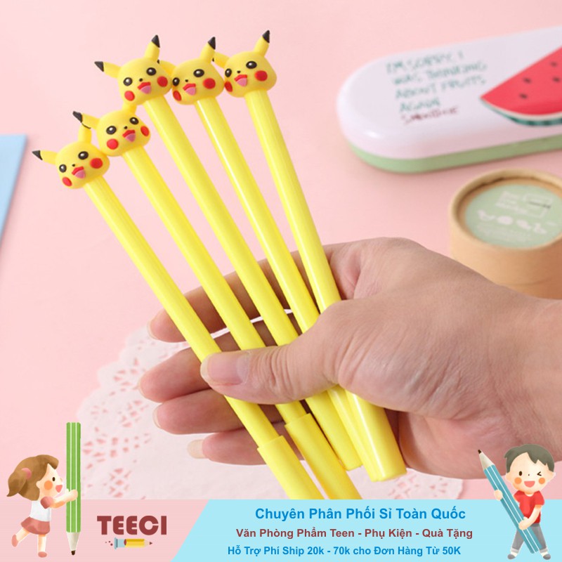 Bút Bi Mực Đen Dáng Pika Cá Tính T003