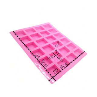 khuôn chữ nhật mini làm bánh bột lọc 24 ô