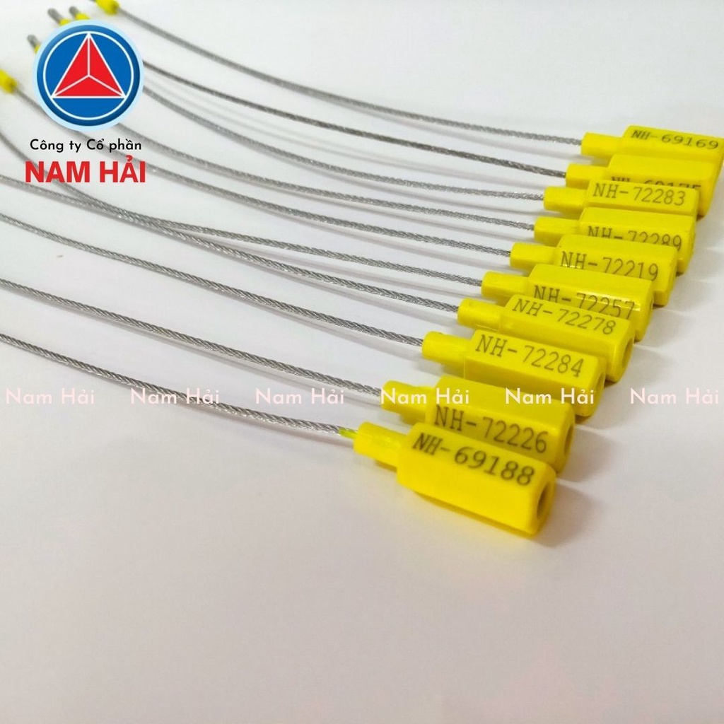Set 10 seal niêm phong cáp thép lục giác