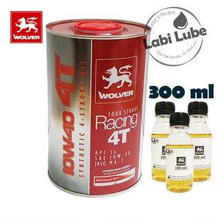 Bán 1,3 Lít Nhớt Wolver Racing 4T 10w40 - Nhớt Bình Dân Giúp Động Cơ Xe Máy Luôn Êm Mát - Nhập Khẩu Từ Đức, Labi Lube