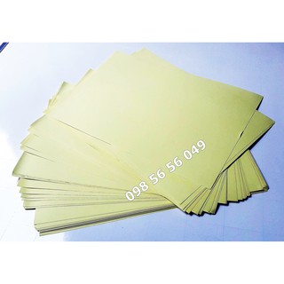 Set 70 tờ giấy vàng chanh a4