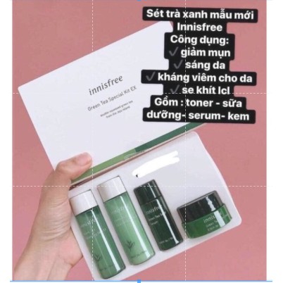 (HÀNG AUTH) Bộ Kit Dưỡng Da Trà Xanh Innisfree Green Tea Special Kit ( 4 món) | BigBuy360 - bigbuy360.vn