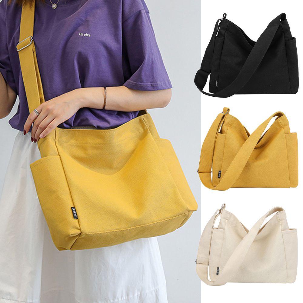 Túi Đeo Vai Chất Cotton Thời Trang Trẻ Trung