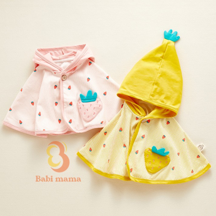 Áo Choàng Cho Bé Mùa Thu Đông Kiểu Cánh Dơi Với 95% Cotton Size Từ 4-17kg -A18 - Babi mama - Hàng mới về