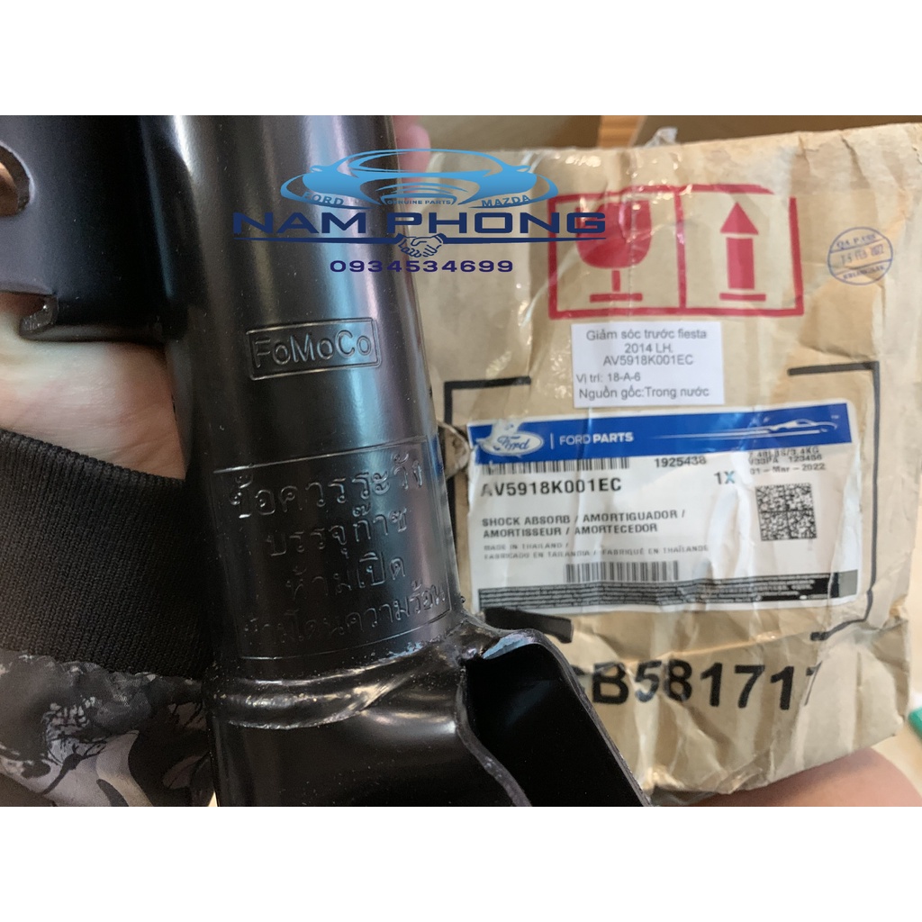 Giảm sóc trước Fiesta Thụt trước Fiesta 11-15 bên lái LH - AV5918K001EC / AV5918K001EB / DN2434900A