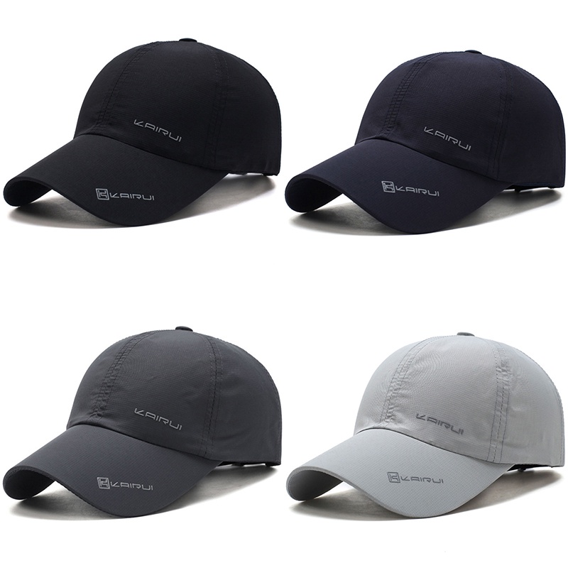 Mũ Lưỡi Trai Cotton Thêu Họa Tiết Khô Nhanh Thời Trang Mùa Hè Unisex