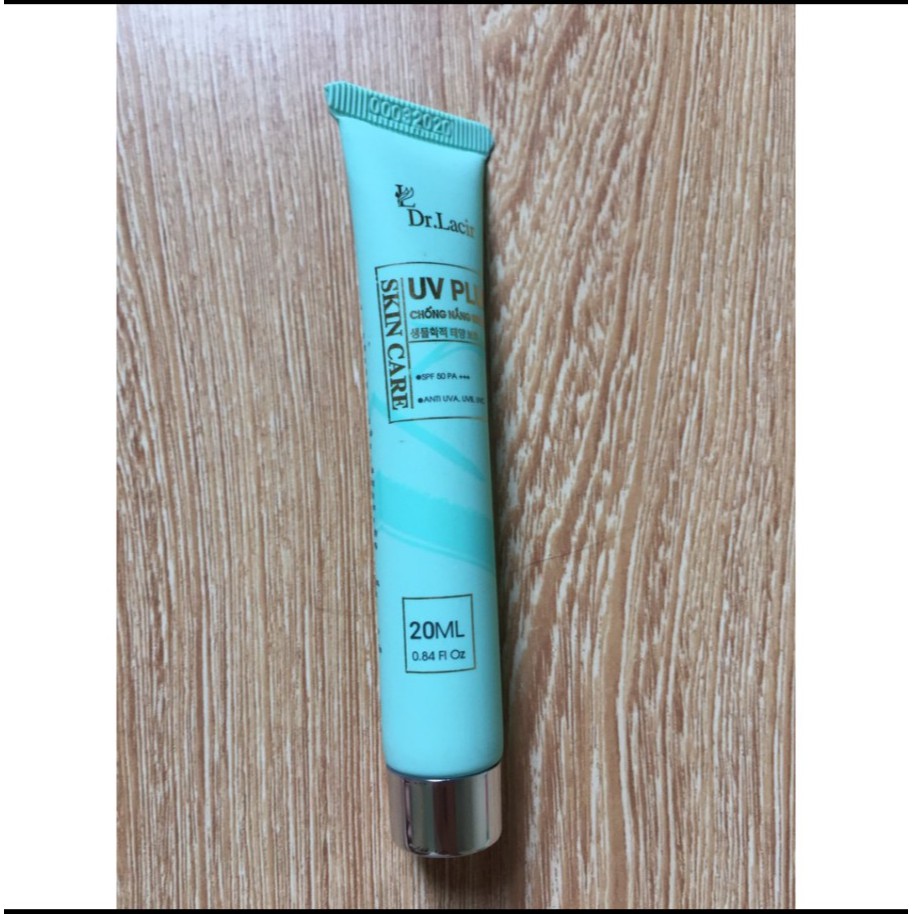 [test mini] KEM CHỐNG NẮNG SINH HỌC DR.Lacir - bảo vệ da tốt đa spf 50++, dùng được cho mọi loại da