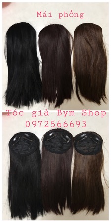 Phồng mái bằng tóc giả