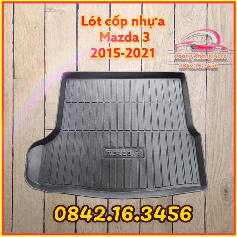Lót cốp mazda 3 đời 2015 - 2021 Bản Sedan + HatBack