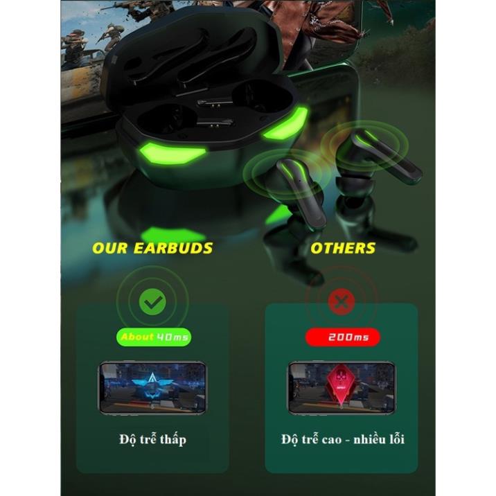 Tai Nghe Gaming Bluetooth V5.0+EDR /Tai Nghe Kết Hợp Đèn Led K1